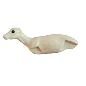 Rehkitz (Capreolus capreolus) stehend, nach links gedreht, ohne Beine